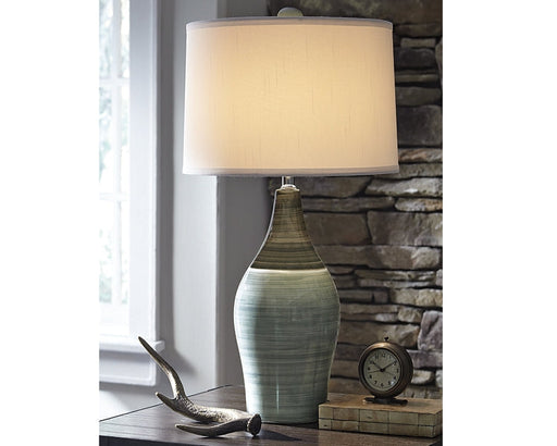 Niobe Ceramic Table Lamp (2/CN) Huntsville Furniture Outlet