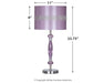 Nyssa Metal Table Lamp (1/CN) Huntsville Furniture Outlet