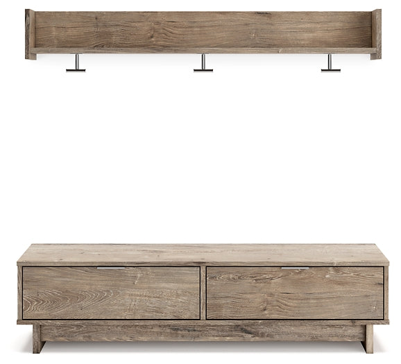 Oliah Bench with Coat Rack Huntsville Furniture Outlet