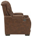 Owner's Box PWR Recliner/ADJ Headrest Huntsville Furniture Outlet