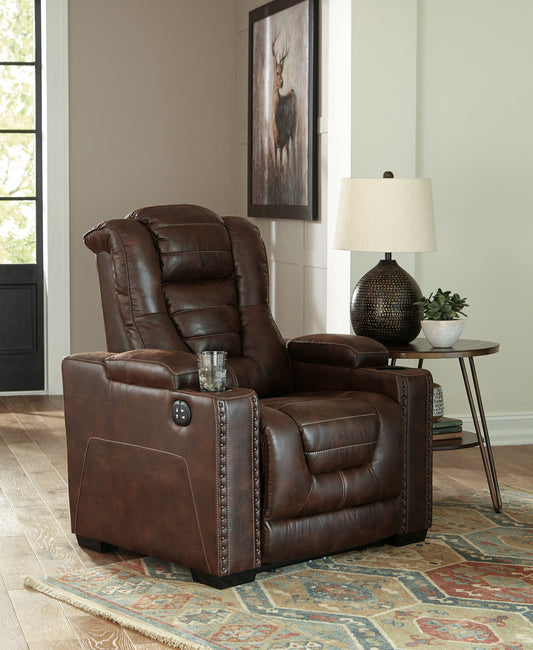 Owner's Box PWR Recliner/ADJ Headrest Huntsville Furniture Outlet