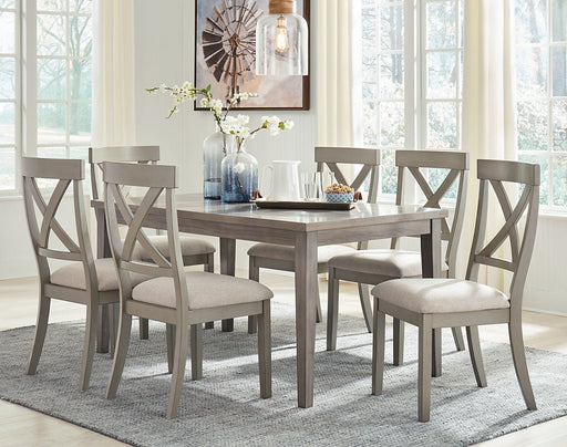 Parellen Dining Table and 6 Chairs Huntsville Furniture Outlet