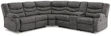 Partymate 2-Piece Reclining Sectional Huntsville Furniture Outlet