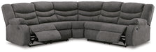 Partymate 2-Piece Reclining Sectional Huntsville Furniture Outlet