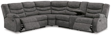 Partymate 2-Piece Reclining Sectional Huntsville Furniture Outlet