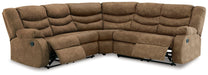 Partymate 2-Piece Reclining Sectional Huntsville Furniture Outlet