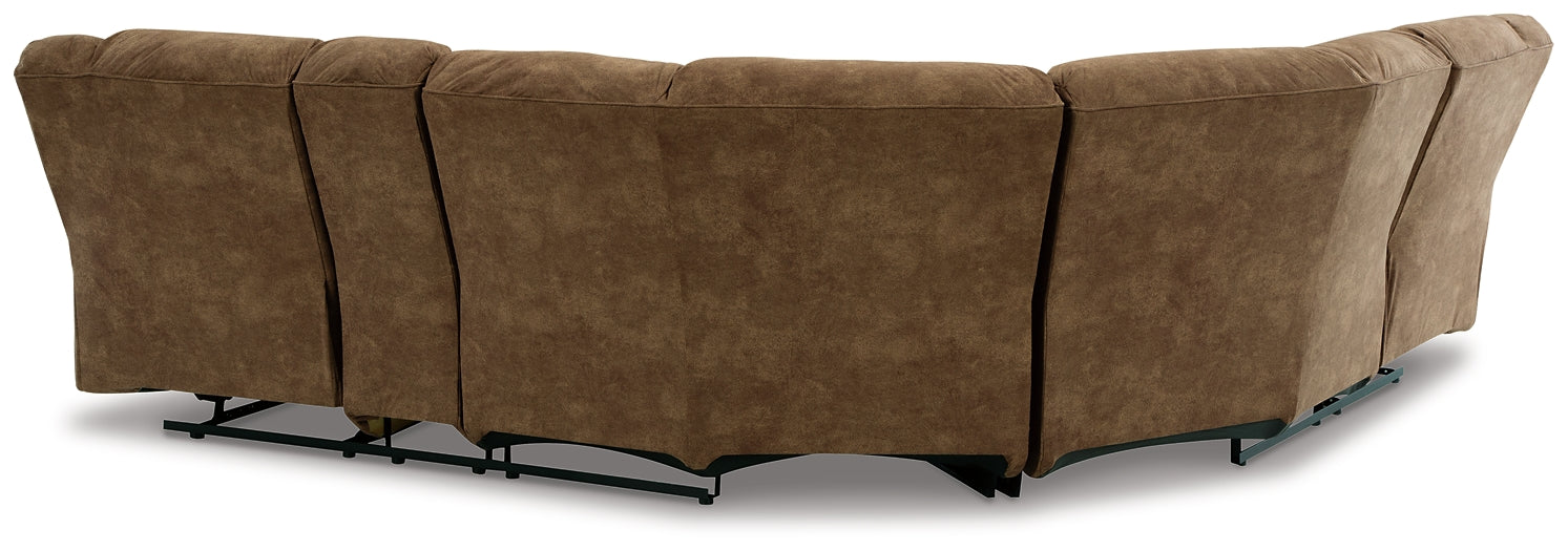 Partymate 2-Piece Reclining Sectional Huntsville Furniture Outlet