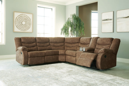 Partymate 2-Piece Reclining Sectional Huntsville Furniture Outlet