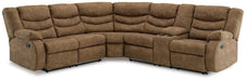 Partymate 2-Piece Reclining Sectional Huntsville Furniture Outlet