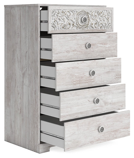 Paxberry Five Drawer Chest Huntsville Furniture Outlet