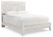 Paxberry Queen Panel Bed with Mirrored Dresser and 2 Nightstands Huntsville Furniture Outlet