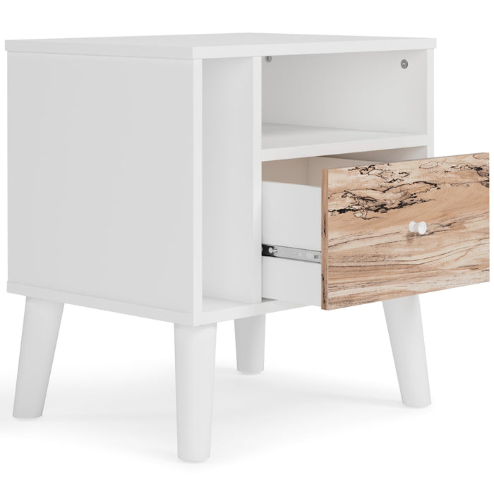 Piperton One Drawer Night Stand Huntsville Furniture Outlet