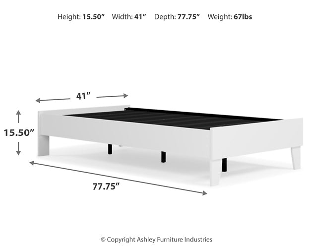 Piperton Queen Platform Bed Huntsville Furniture Outlet