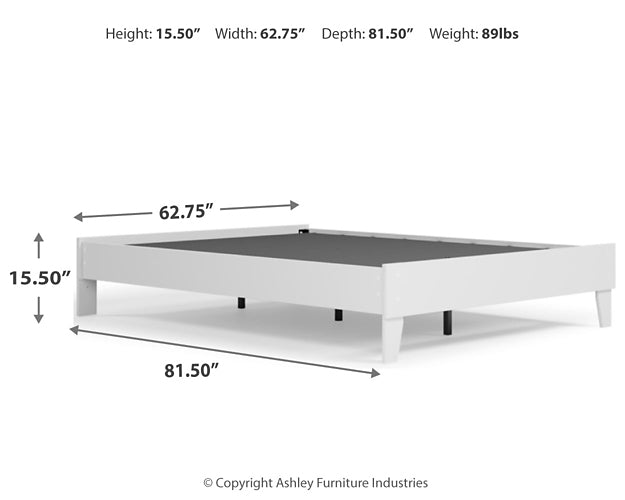 Piperton Queen Platform Bed Huntsville Furniture Outlet