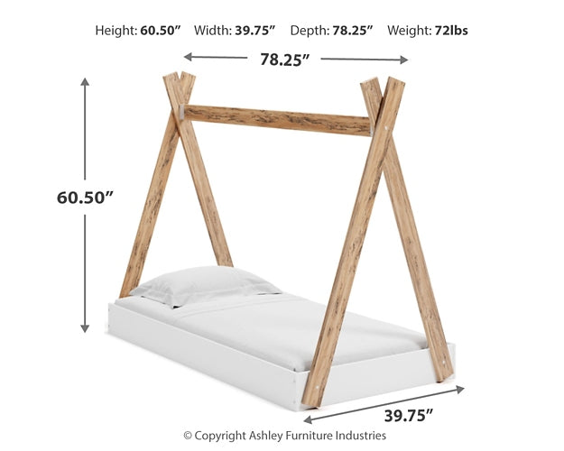 Piperton Twin Tent Complete Bed in Box Huntsville Furniture Outlet