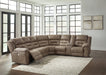 Ravenel 4-Piece Power Reclining Sectional Huntsville Furniture Outlet