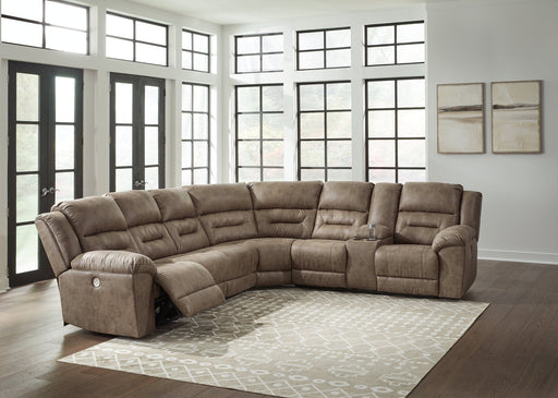 Ravenel 4-Piece Power Reclining Sectional Huntsville Furniture Outlet