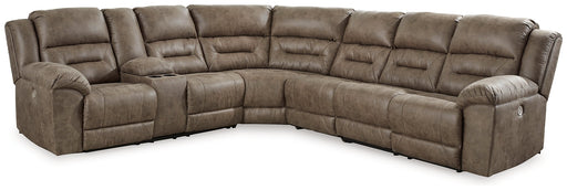 Ravenel 4-Piece Power Reclining Sectional Huntsville Furniture Outlet