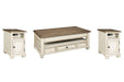 Realyn Coffee Table with 2 End Tables Huntsville Furniture Outlet