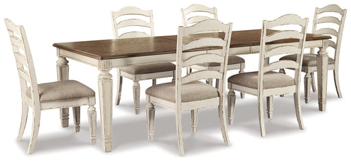 Realyn Dining Table and 6 Chairs Huntsville Furniture Outlet