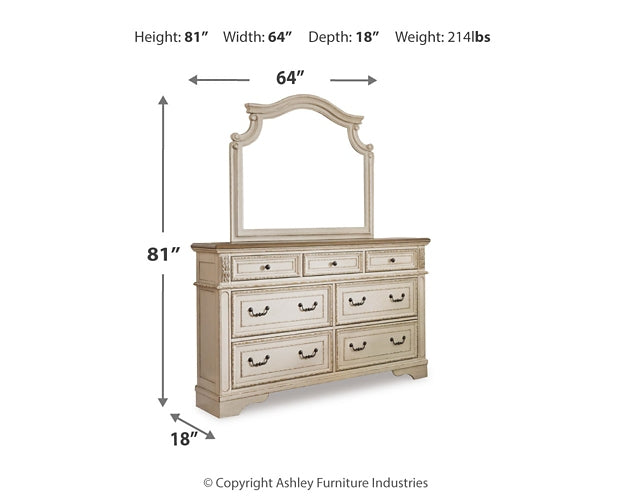 Realyn Dresser and Mirror Huntsville Furniture Outlet