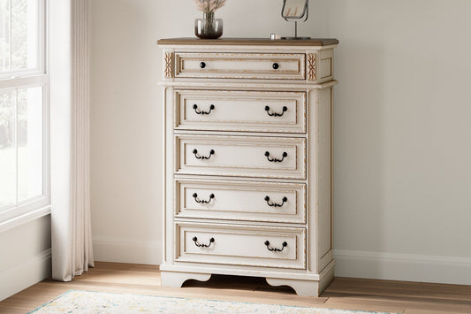 Realyn Five Drawer Chest Huntsville Furniture Outlet