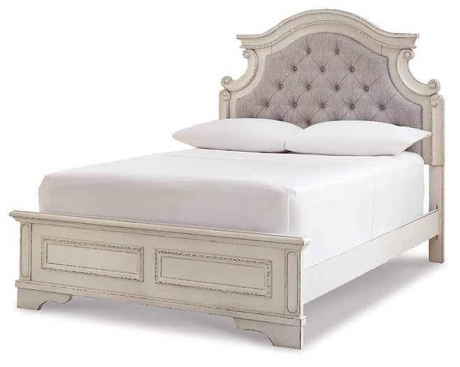 Realyn Full Panel Bed with Dresser Huntsville Furniture Outlet