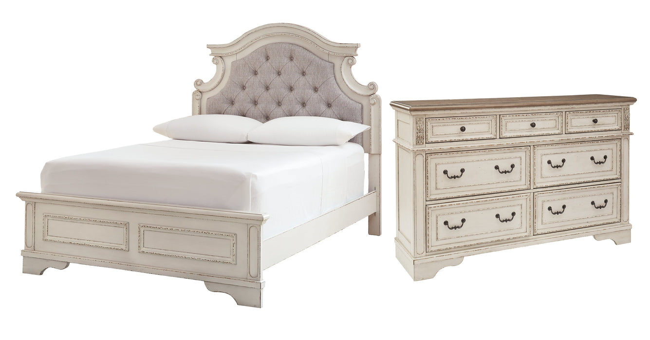 Realyn Full Panel Bed with Dresser Huntsville Furniture Outlet