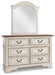 Realyn Full Panel Bed with Mirrored Dresser and Chest Huntsville Furniture Outlet