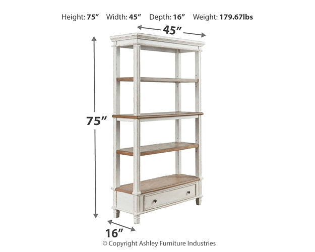 Realyn Home Office Desk and Storage Huntsville Furniture Outlet