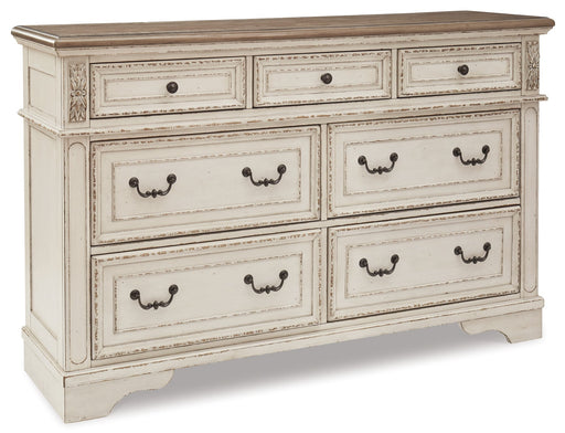 Realyn King Upholstered Bed with Dresser Huntsville Furniture Outlet