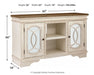 Realyn Large TV Stand Huntsville Furniture Outlet