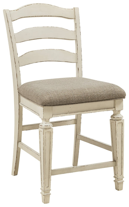 Realyn Upholstered Barstool (2/CN) Huntsville Furniture Outlet