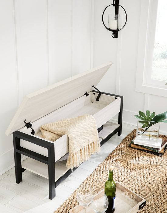 Rhyson Storage Bench Huntsville Furniture Outlet