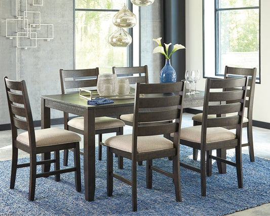 Rokane Dining Room Table Set (7/CN) Huntsville Furniture Outlet