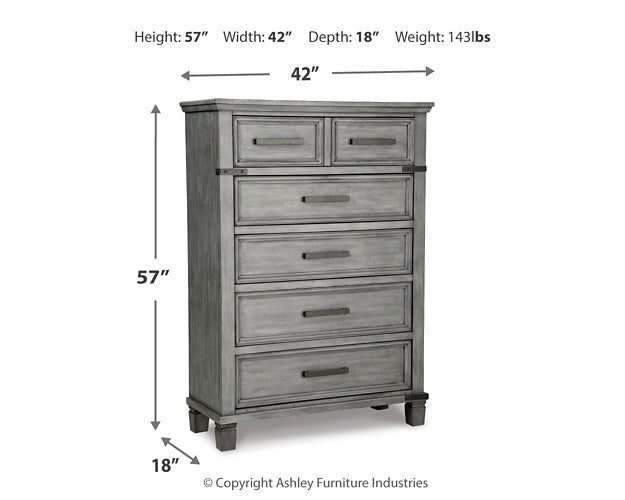 Russelyn Five Drawer Chest Huntsville Furniture Outlet