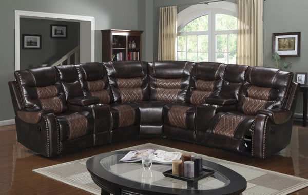 STARWOOD BROWN SECTIONAL Huntsville Furniture Outlet