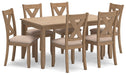 Sanbriar RECT DRM Table Set (7/CN) Huntsville Furniture Outlet