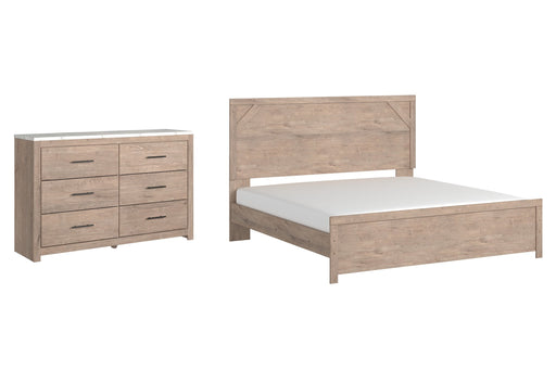 Senniberg King Panel Bed with Dresser Huntsville Furniture Outlet