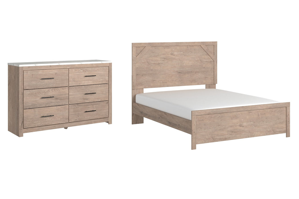 Senniberg Queen Panel Bed with Dresser Huntsville Furniture Outlet