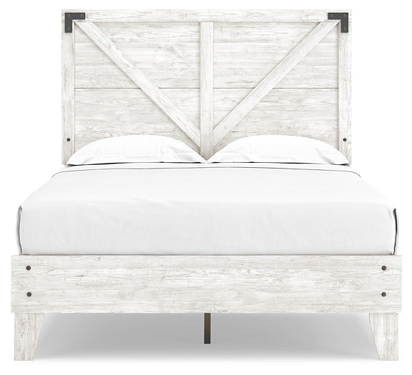 Shawburn Queen Crossbuck Panel Platform Bed Huntsville Furniture Outlet