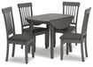 Shullden Round DRM Drop Leaf Table Huntsville Furniture Outlet