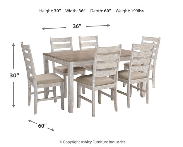 Skempton Dining Room Table Set (7/CN) Huntsville Furniture Outlet