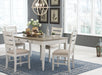 Skempton Dining Table and 4 Chairs Huntsville Furniture Outlet