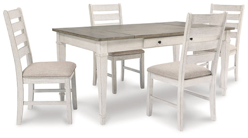 Skempton Dining Table and 4 Chairs Huntsville Furniture Outlet