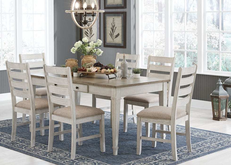 Skempton Dining Table and 6 Chairs Huntsville Furniture Outlet