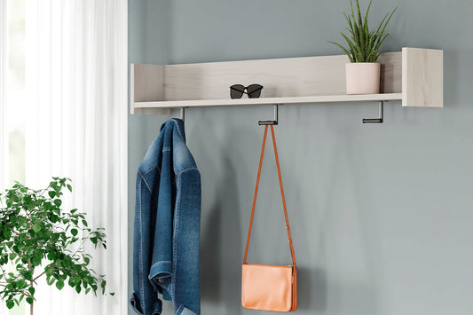 Socalle Wall Mounted Coat Rack w/Shelf Huntsville Furniture Outlet