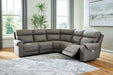 Starbot 5-Piece Power Reclining Sectional Huntsville Furniture Outlet