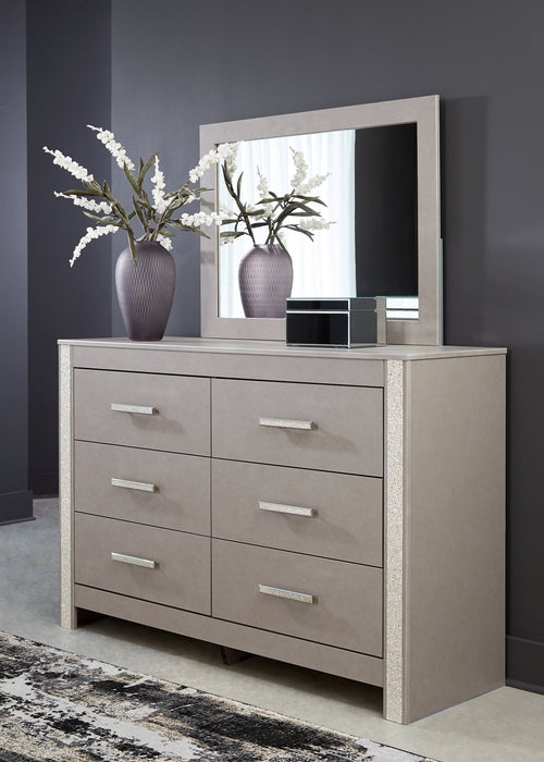 Surancha Dresser and Mirror Huntsville Furniture Outlet