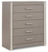 Surancha Five Drawer Wide Chest Huntsville Furniture Outlet